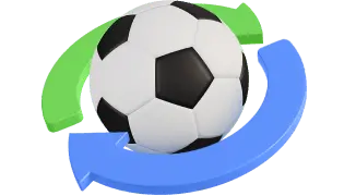 Gráficos 3D do jogo BacanaGol